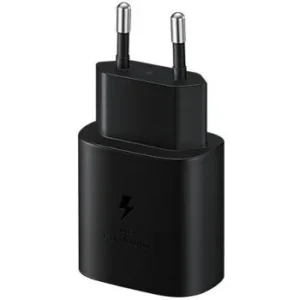 Adaptador de Corrente SAMSUNG 25W (Preto/Branco)